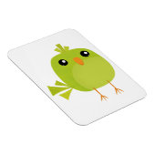Green Bird Cartoon Magnet (Rechte Seite)