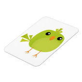Green Bird Cartoon Magnet (Linke Seite)