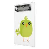 Green Bird Cartoon Mini Klemmbrett (Gewinkelt2)