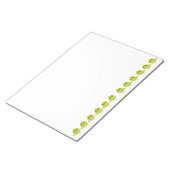 Green Bird Cartoon Notizblock (angewinkelt)