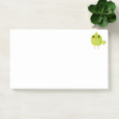 Green Bird Cartoon Post-it Klebezettel (Büro)