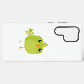 Green Bird Cartoon Samsung Galaxy Hülle (Rückseite (Horizontal))