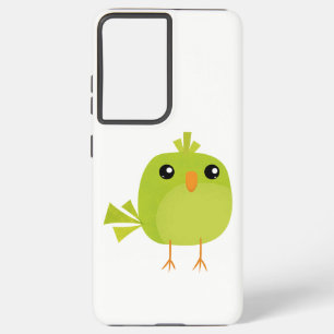 Green Bird Cartoon Samsung Galaxy Hülle
