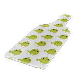 Green Bird Cartoon Schneidebrett (Ecke)