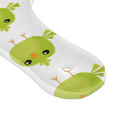 Green Bird Cartoon Schneidebrett (Ecke)