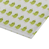 Green Bird Cartoon Schneidebrett (Ecke)