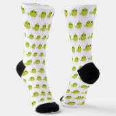 Green Bird Cartoon Socken (Gewinkelt)