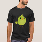 Green Bird Cartoon T-Shirt (Vorderseite)