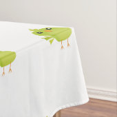 Green Bird Cartoon Tischdecke (Beispiel)