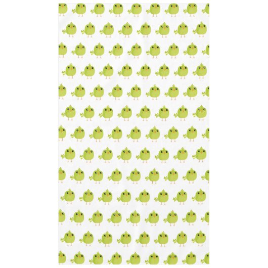 Green Bird Cartoon Tischdecke (Vorderseite)