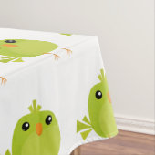 Green Bird Cartoon Tischdecke (Beispiel)