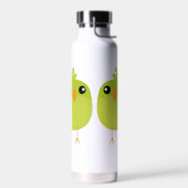 Green Bird Cartoon Trinkflasche (Links)