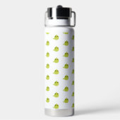 Green Bird Cartoon Trinkflasche (Hinten)