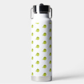 Green Bird Cartoon Trinkflasche (Vorderseite)