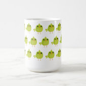 Green Bird Cartoon Verwandlungstasse (Zentrum)