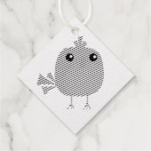 Green Bird Geschenkanhänger (Rückseite)