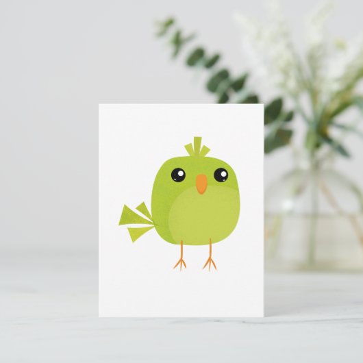 Green Bird Karte (Stehend Vorderseite)