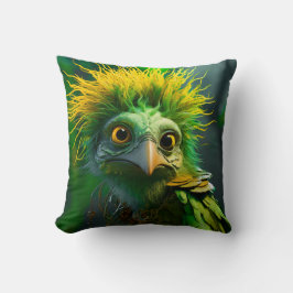 Green Bird Kissen
