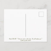 Green Bird Postcard "Hang da rein ... du? Postkarte (Rückseite)