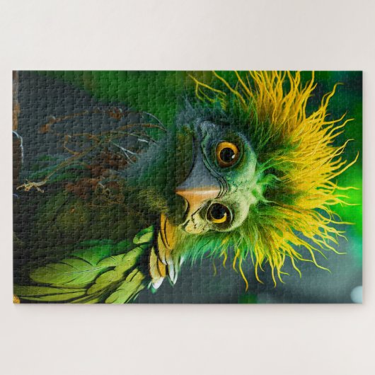 Green Bird Puzzle (Horizontal)
