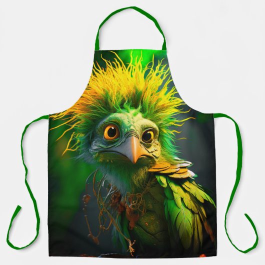 Green Bird Schürze (Vorderseite)