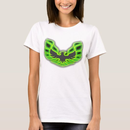 Green Bird Wings T-Shirt (Vorderseite)