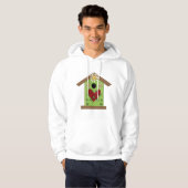 Green Birdhouse mit Herz und Milch Hoodie (Vorne ganz)
