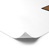 Green Birdhouse mit Herz und Milch Poster (Ecke)