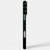 Green & Black Buffalo Plaid Custom Name Case-Mate iPhone Hülle (Rückseite / Rechts)
