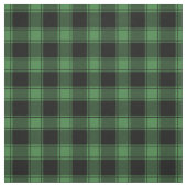 Green & Black Buffalo Plaid Stoff (Muster)