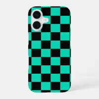 Green Black Checkered Karo Pattern