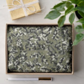 Green Black Cool Camouflage Muster drucken Seidenpapier (Geschenk)