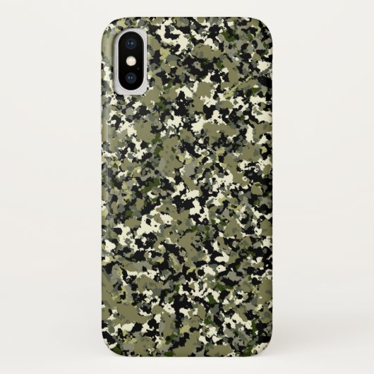 Green Black Cream Camouflage Muster drucken Case-Mate iPhone Hülle (Rückseite)