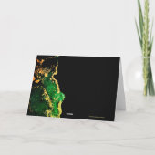 Green Black Danke Card (Rückseite)