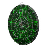 Green Black Energy Field Dartboard Dartscheibe (Vorderseite rechts)