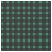 Green Black Gingham Pattern Stoff (Nahaufnahme)