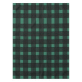 Green Black Gingham Pattern Tischdecke (Vorderseite)