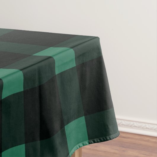 Green Black Gingham Pattern Tischdecke (Beispiel)