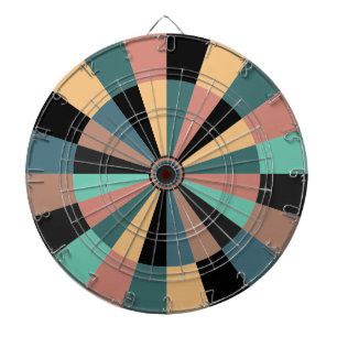 Green Black Gold und Rose Games Room Dartboard Dartscheibe
