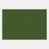 Green Black Gold Wrapping Paper Sheets Geschenkpapier Set (Vorderseite 3)