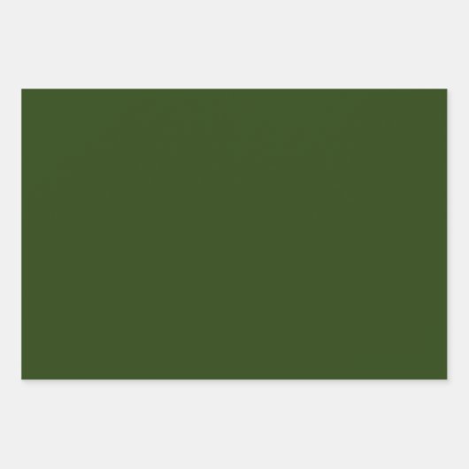 Green Black Gold Wrapping Paper Sheets Geschenkpapier Set (Vorderseite 3)