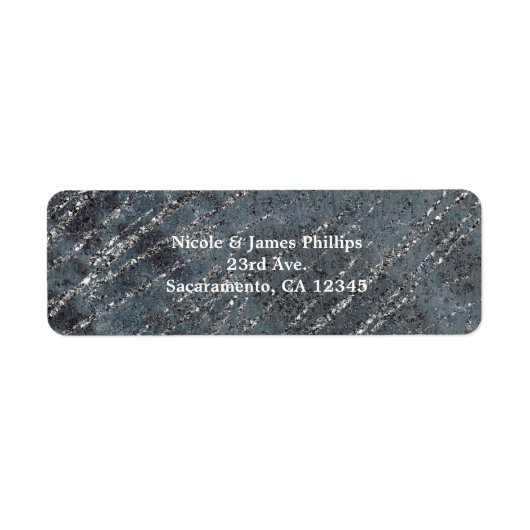 Green Black Gray Modern Marble Designer Chic (Vorne)