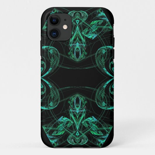 Green & Black iPhone 5 Benutzerdefinierte Case-Mat Case-Mate iPhone Hülle (Rückseite)