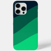 Green Black Ombre Wave Muster Case-Mate iPhone Hülle (Rückseite)