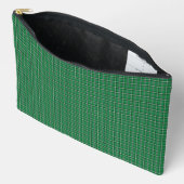 Green Black Plaid Classic Pattern Modern Zubehörtasche (Offen)