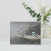 Green & Black Poison Dart Frosch # 6 Postkarte (Stehend Vorderseite)