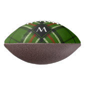 Green, Black, Red and White Tartan Football (Gedreht 90)