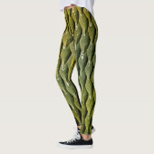 Green Black Snake Scales Leggings (Links)