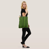 Green Black Stripe Halloween Tasche (Am Model)