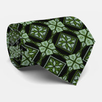 Green & Black Tatreez Henna Thobe Print Muster